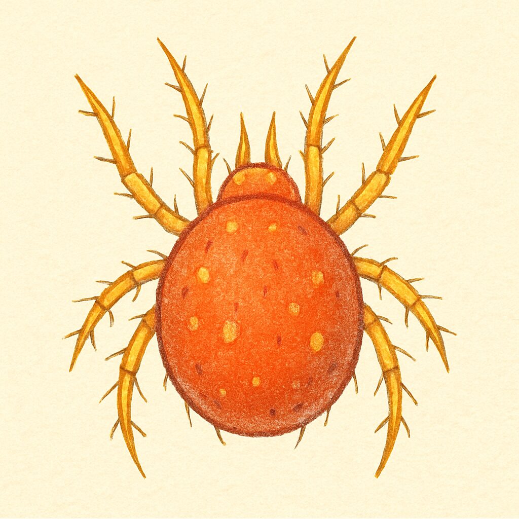ハダニのイラスト