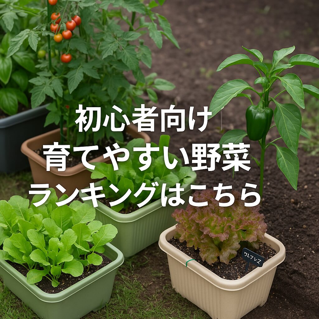 初心者向け育てやすい野菜ランキング