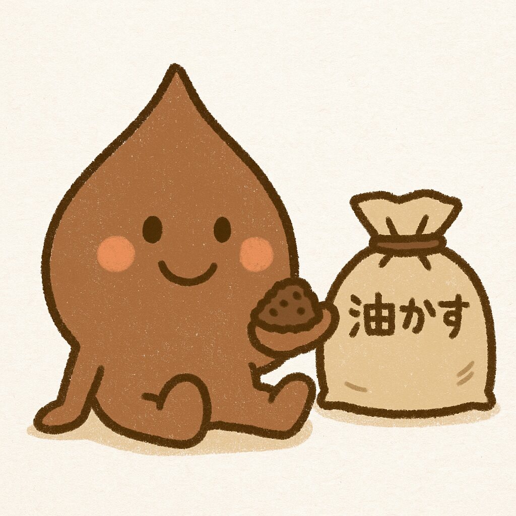 油かす（植物性有機肥料）