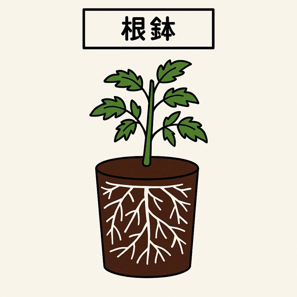根鉢とはこれのことです